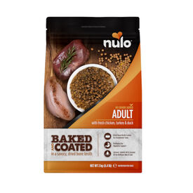 Nulo Baked & Coated Ra&ccedil;&atilde;o de Frango, Peru e Pato para C&atilde;es