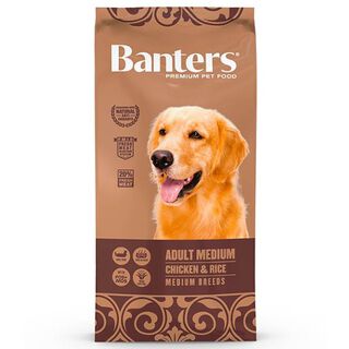 Banters Adult Large de frango ração para cães de raça grande