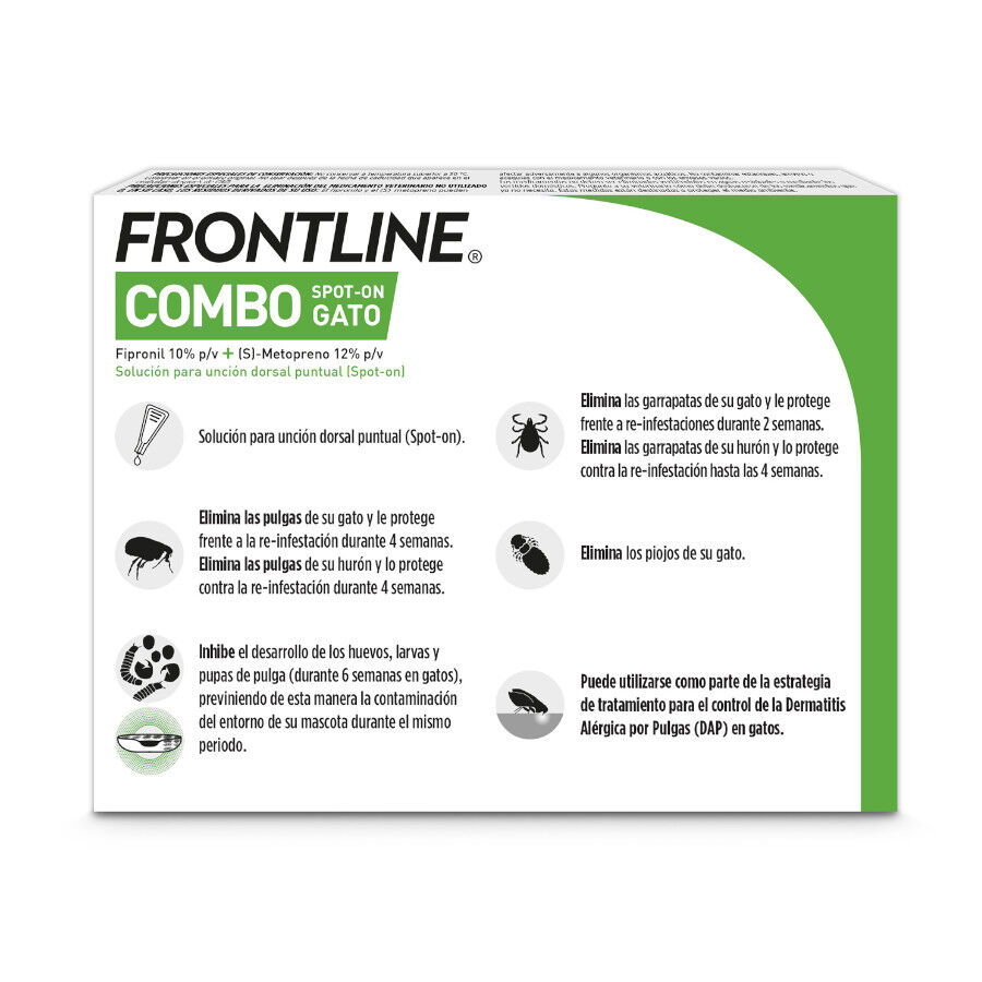 Frontline Combo pipetas antiparasit&aacute;rias para gatos e fur&otilde;es, , large Imagem n&uacute;mero 3