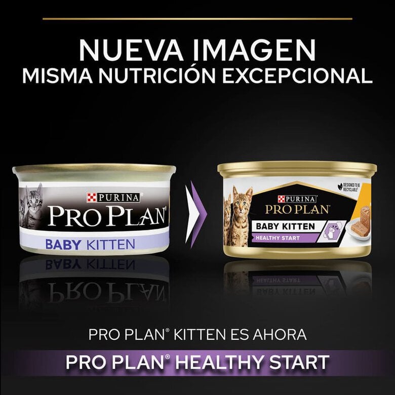 85 g Purina Pro Plan Baby Kitten Mousse lata,  Imagem número 2 85 g Purina Pro Plan Baby Kitten Mousse lata, , large Imagem número 2