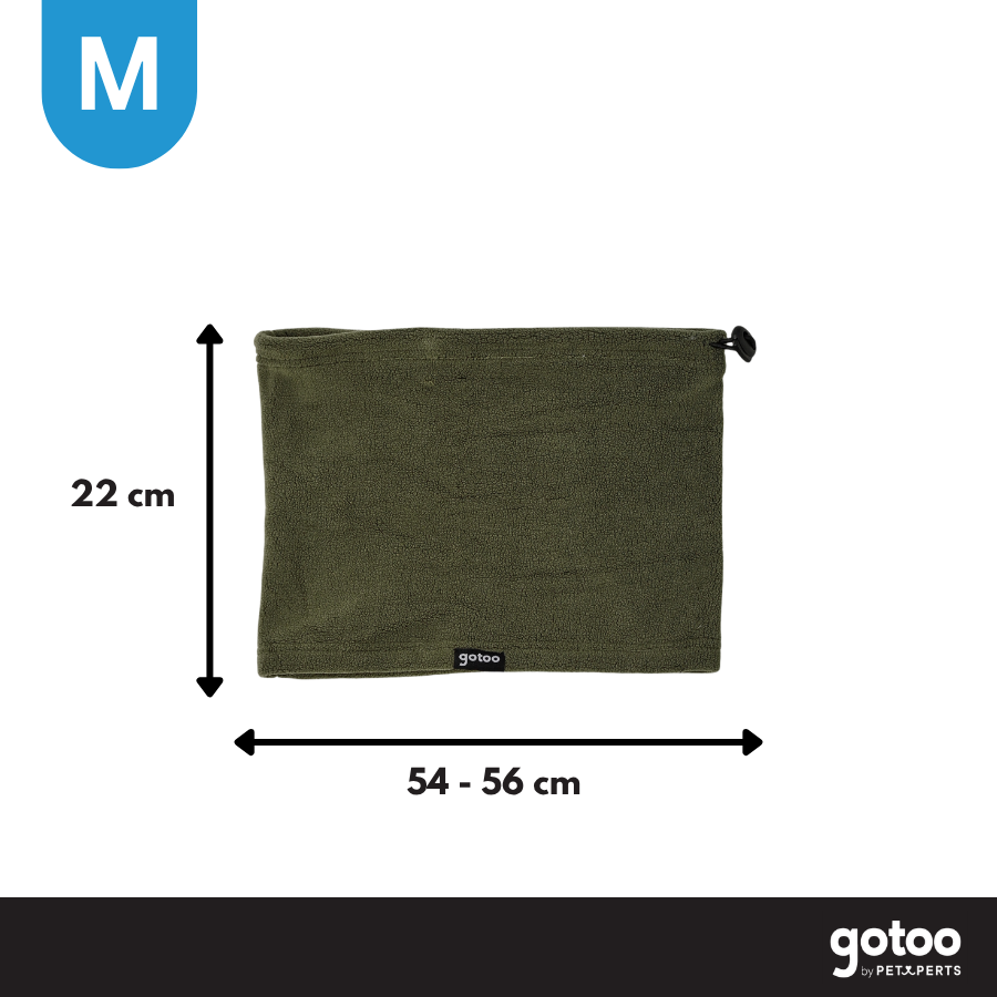 Gotoo Cachecol Polar Verde para c&atilde;es, , large Imagem n&uacute;mero 4