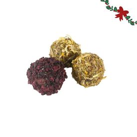 Rosewood Snacks de Natal em forma de bolinhas para roedores