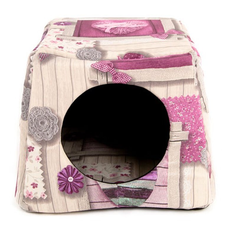 TK-Pet Doble Cuore cama cueva para gatos 2 en 1 Imagem número 1 TK-Pet Doble Cuore cama cueva para gatos 2 en 1 Imagem número 1