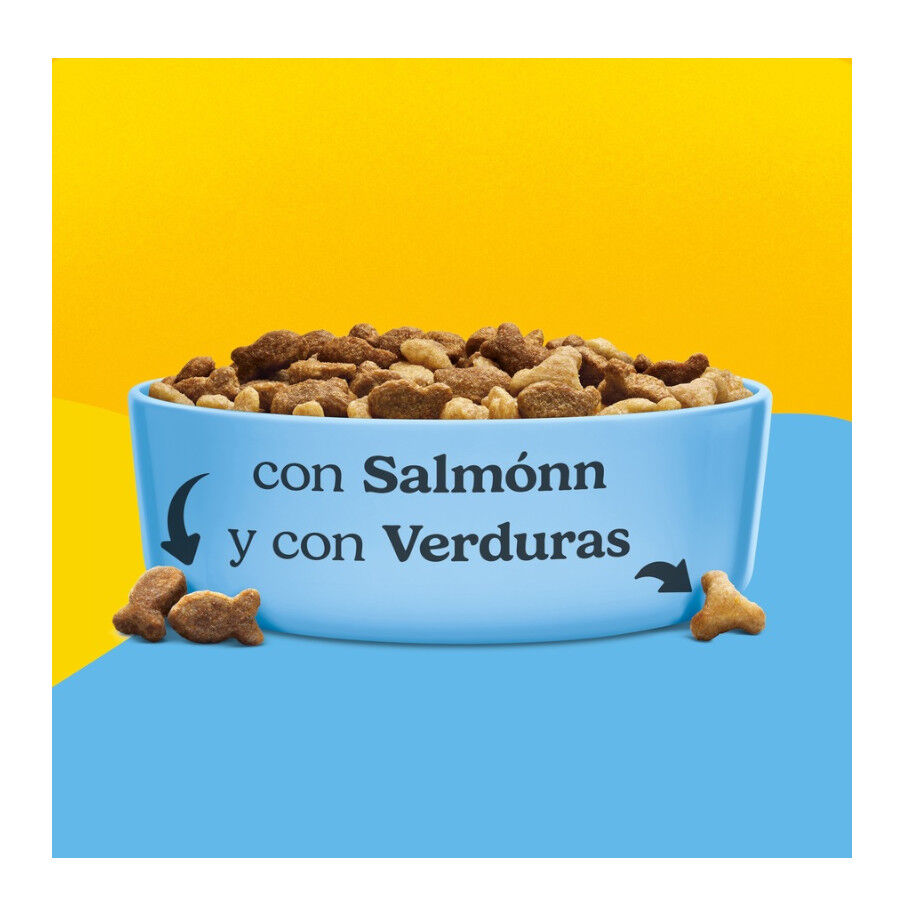 4 kg Purina Friskies Ra&ccedil;&atilde;o para Gato Adulto com Salm&atilde;o e Legumes, , large Imagem n&uacute;mero 4