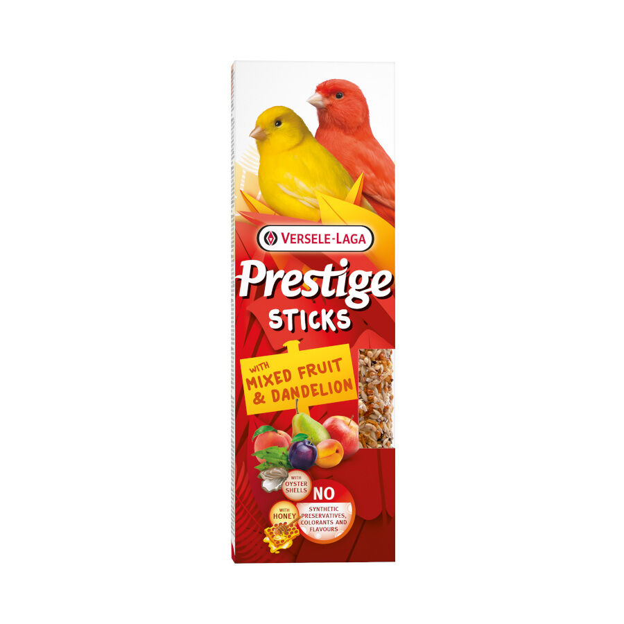 Versele-Laga Prestige Sticks Barras de frutas e dente de le&atilde;o para can&aacute;rios, , large Imagem n&uacute;mero 1