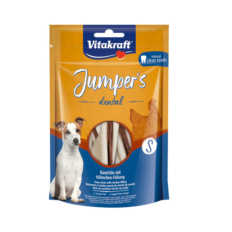 Vitakraft Snacks Dentários Jumper’s Delights Frango para cães, , large image number null