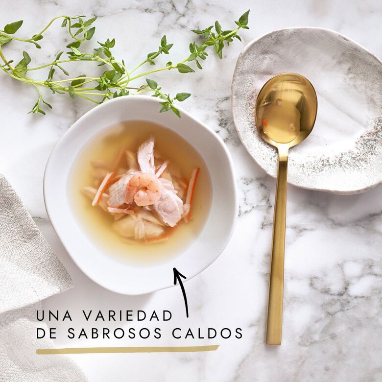 4 saquetas x 40 g Gourmet Crystal Sopa de Atum saqueta para gatos,  Imagem número 2 4 saquetas x 40 g Gourmet Crystal Sopa de Atum saqueta para gatos, , large Imagem número 2