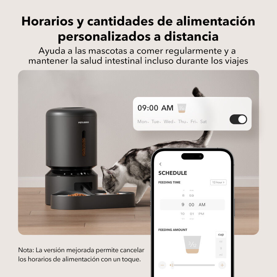 Petlibro Granary Comedouro Autom&aacute;tico com Dupla Bandeja para c&atilde;es e gatos, , large Imagem n&uacute;mero 4