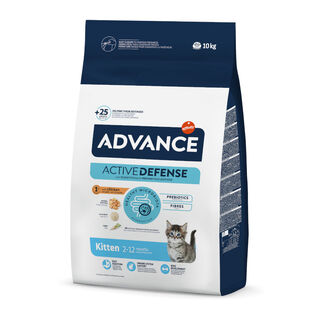 Advance Active Defense Frango e Arroz ração para gatinhos