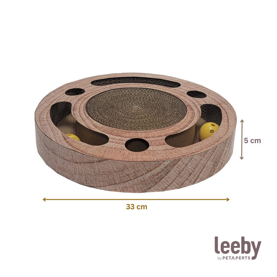 Leeby Pelusa arranhador com brinquedo para gatos, , large Imagem n&uacute;mero 5