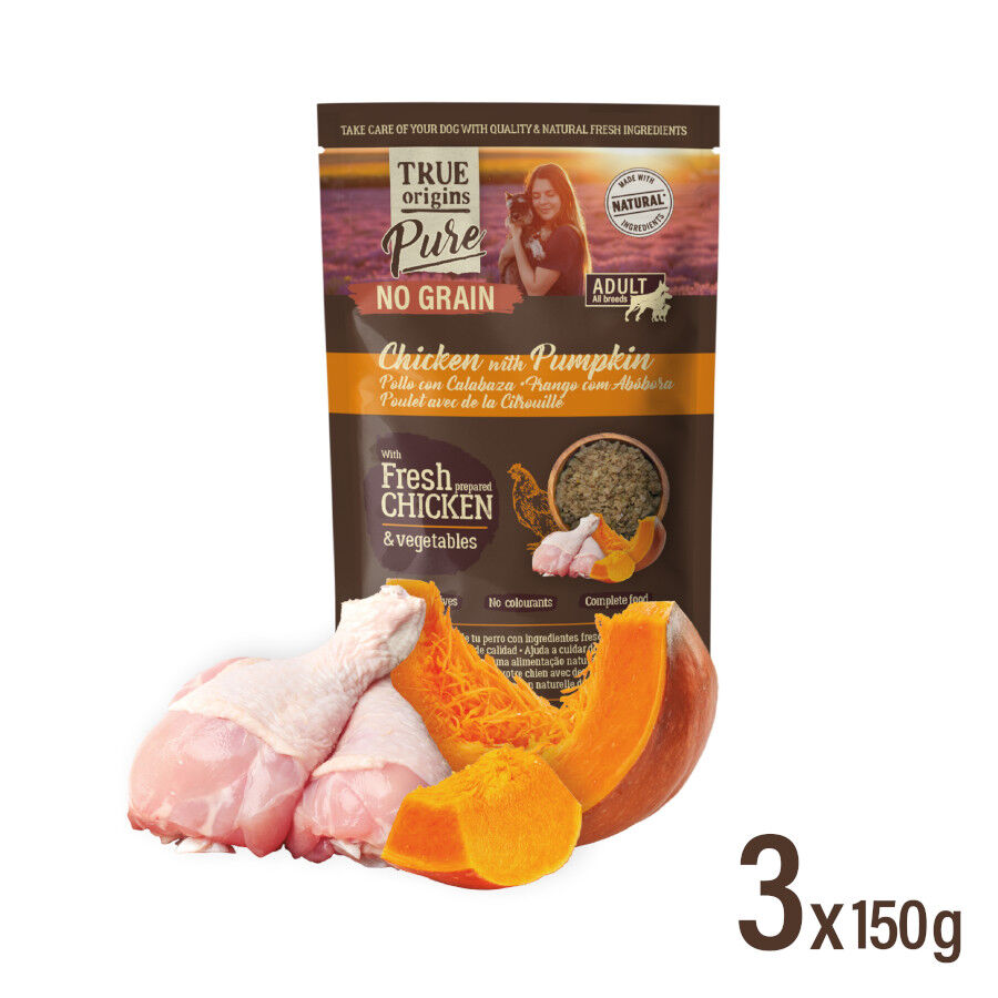 True Origins Pure Multipack Comida h&uacute;mida Carne e Peixe em saquetas para c&atilde;es - Multipack , , large Imagem n&uacute;mero 5