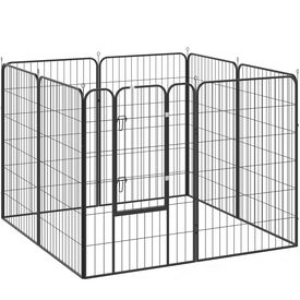 PawHut Parque Negro para perros