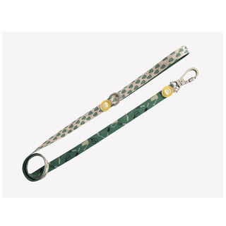 Dukier Trela com estampado de plantas para cães