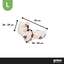 Gotoo Camisola Polar com Padr&atilde;o de Ouri&ccedil;os para c&atilde;es, , large Indicador imagem n&uacute;mero 4