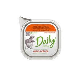 Petisco para cães Almo Nature Daily Grain Free com carne e cenoura
