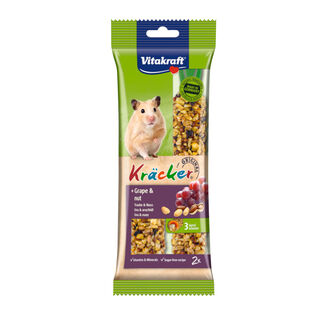 Vitakraft Kräcker Barras Uvas e Nozes para hamsters