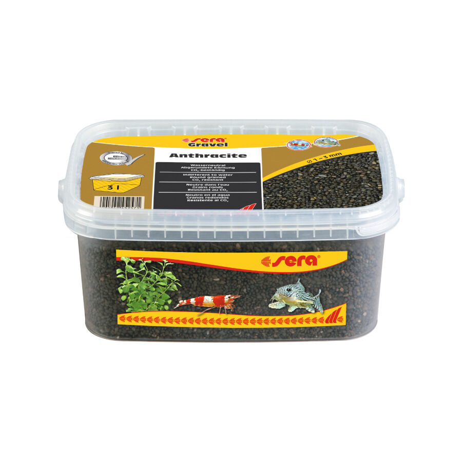 Sera Anthracite Gravilha Preta para aqu&aacute;rios, , large Imagem n&uacute;mero 1