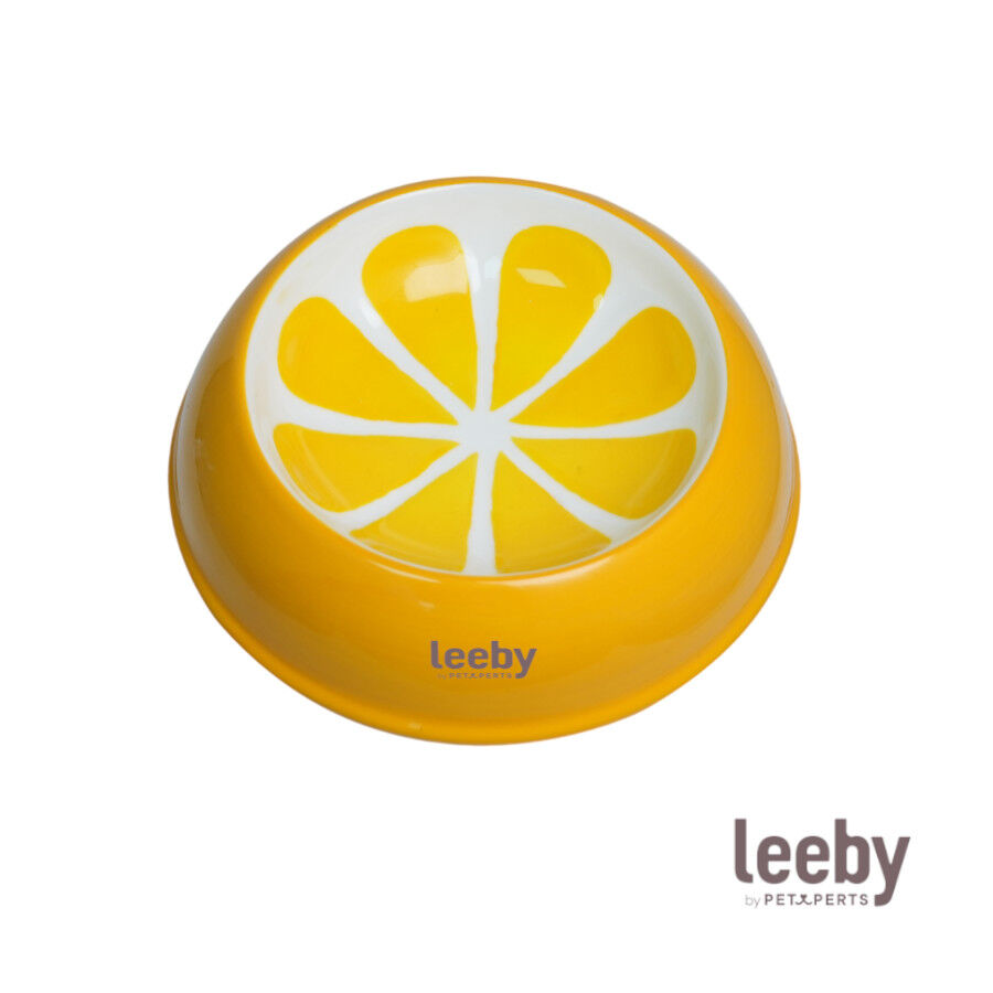 Leeby Comedouro de Cer&acirc;mica Estampado Lim&atilde;o para gatos, , large Imagem n&uacute;mero 2