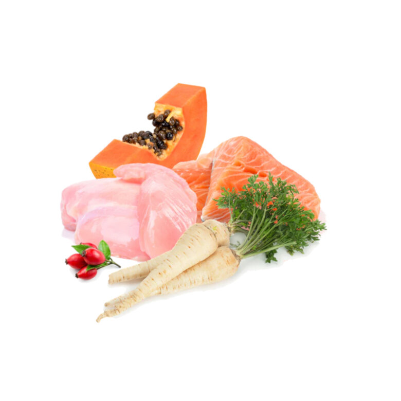 2 kg Puro Menú BARF Amar-me Sem Mais Frango e Salmão comida natural congelada para cães,  Imagem número 2 2 kg Puro Menú BARF Amar-me Sem Mais Frango e Salmão comida natural congelada para cães, , large Imagem número 2