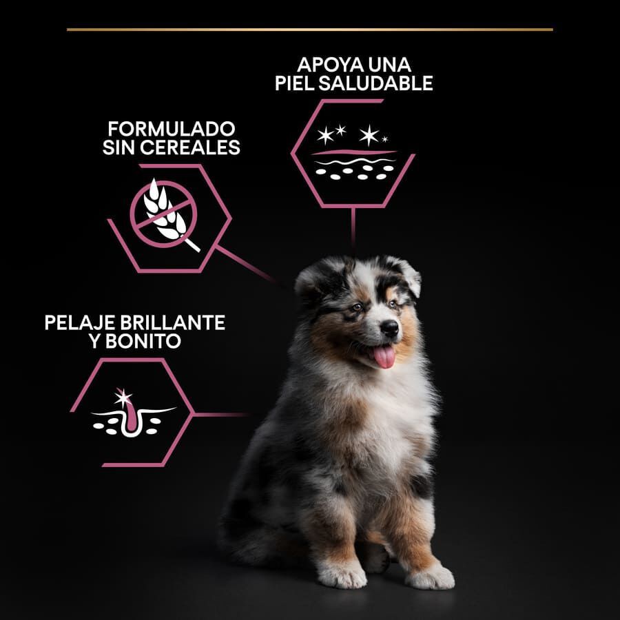 Pro Plan Puppy Medium Salm&atilde;o Peles Sens&iacute;veis ra&ccedil;&atilde;o para cachorros, , large Imagem n&uacute;mero 3