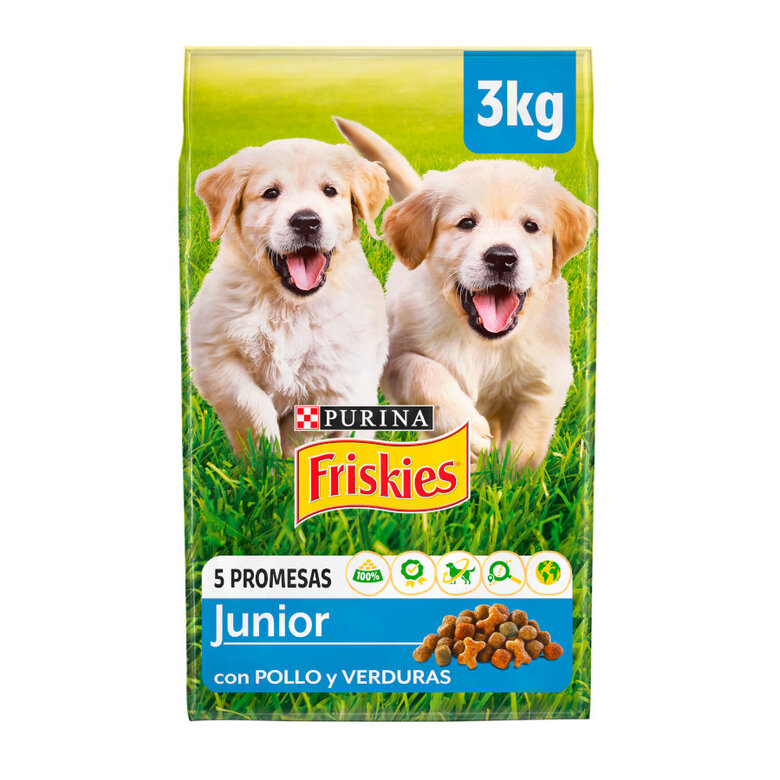 Friskies Junior frango e legumes ração cachorros,  Imagem número 2 Friskies Junior frango e legumes ração cachorros, , large Imagem número 2