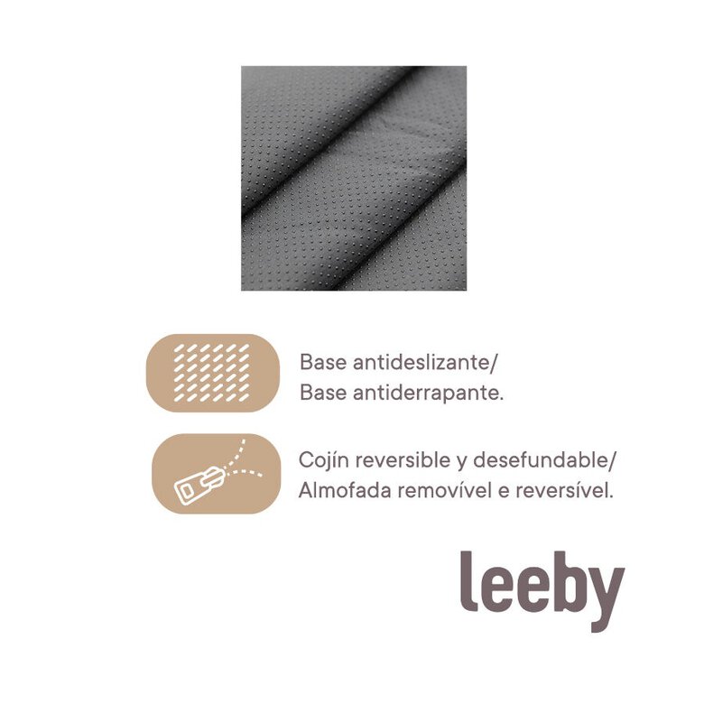 Leeby Colchão Ortopédico Viscoelástico Castanho e Branco para cães,  Imagem número 4 Leeby Colchão Ortopédico Viscoelástico Castanho e Branco para cães, , large Imagem número 4