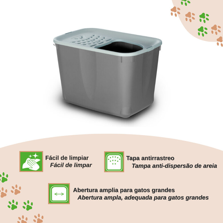 Nice Care Eco Caixa de areia Micia azul para gatos,  Imagem número 3 Nice Care Eco Caixa de areia Micia azul para gatos, , large Imagem número 3