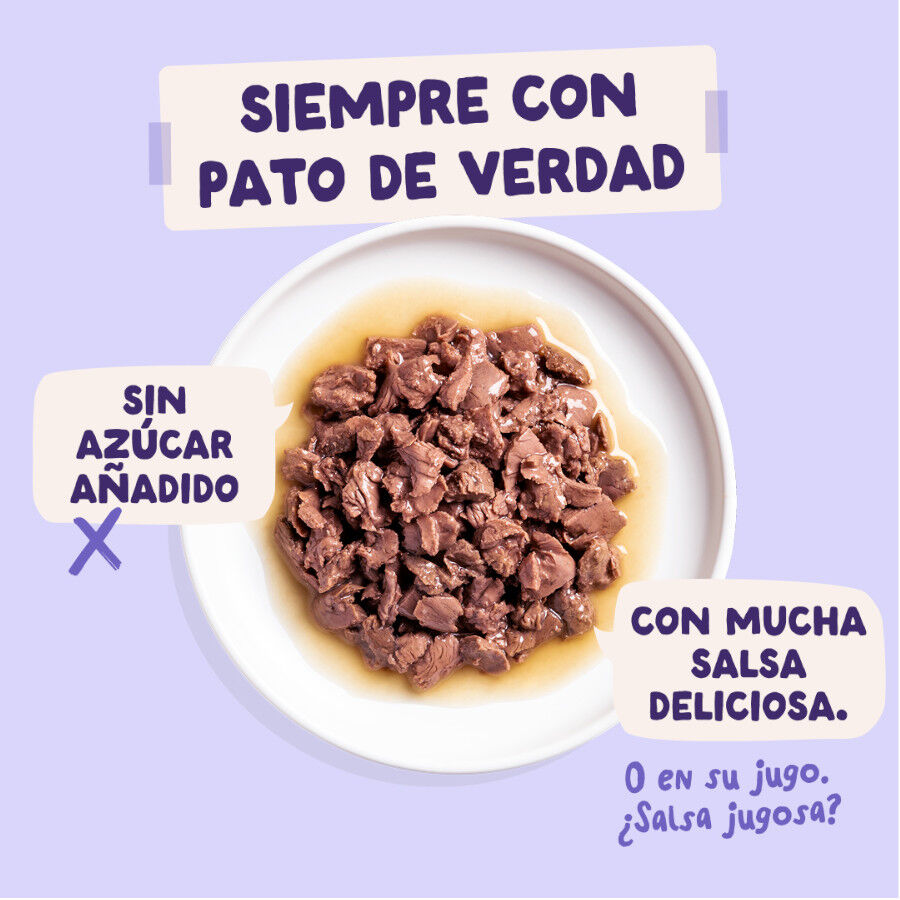 85 g Edgard & Cooper Comida h&uacute;mida de pato e peru em molho em saquetas para gatos, , large Imagem n&uacute;mero 3