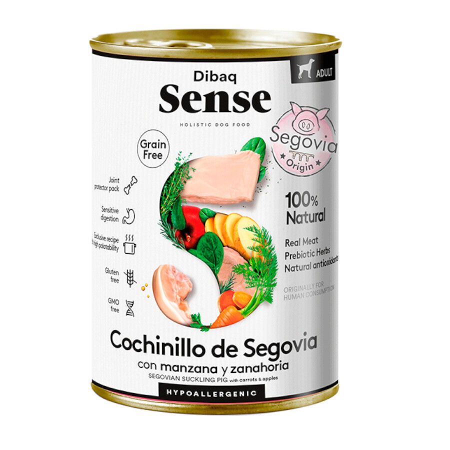 Dibaq comida h&uacute;meda para perros sabor cochinillo segoviano Imagem n&uacute;mero 1
