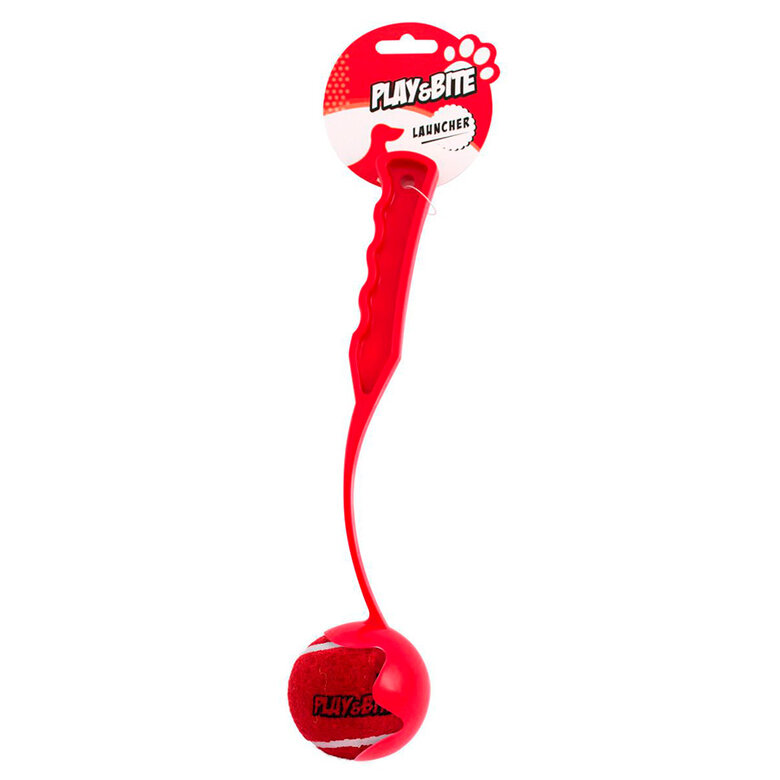 Play&Bite Lançador de Bola Vermelho para cães, , large image number null