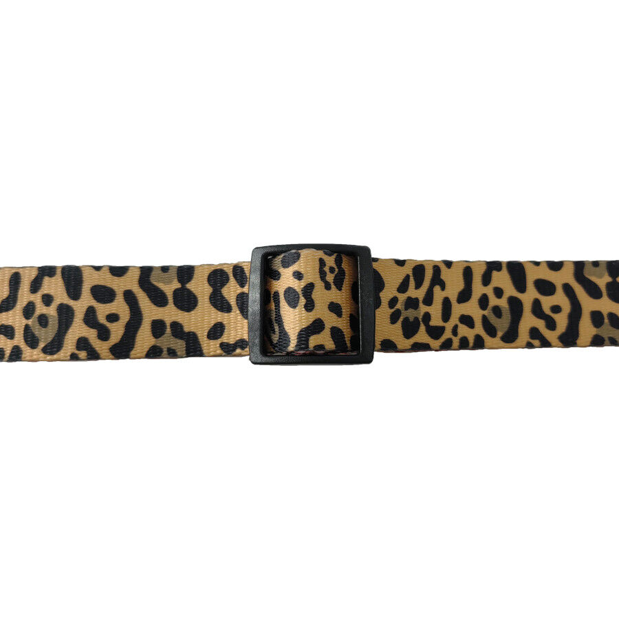 Gotoo Coleira estampada leopardo castanha para c&atilde;es, , large Imagem n&uacute;mero 6