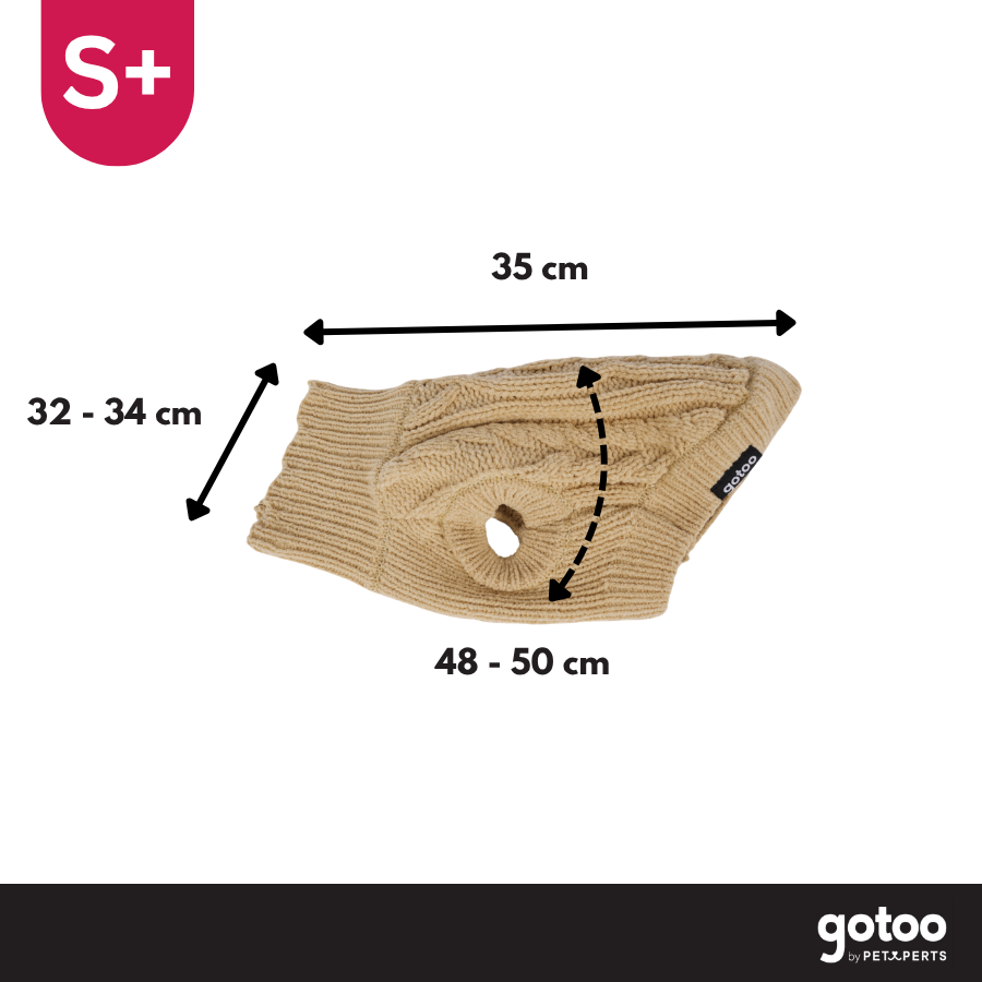 Gotoo Camisola de Malha Castanha para c&atilde;es, , large Imagem n&uacute;mero 4