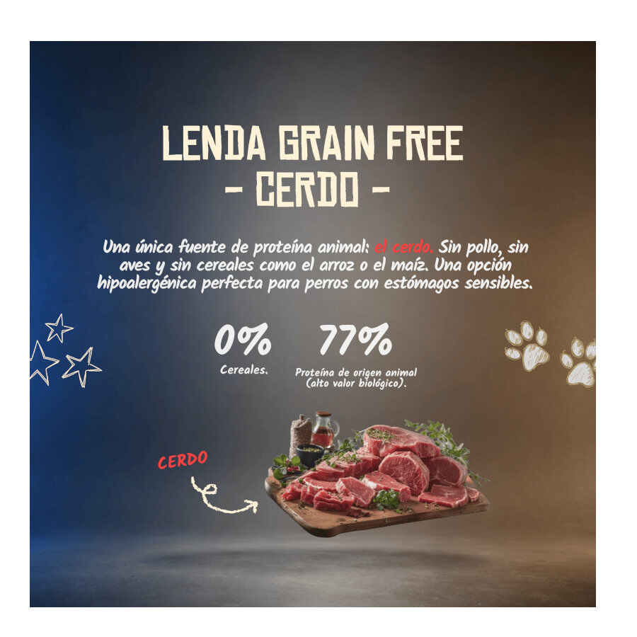 2 Kg Lenda Grain Free Ra&ccedil;&atilde;o de Porco para c&atilde;es, , large Imagem n&uacute;mero 4
