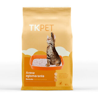 TK-Pet Areia Aglomerante de Bentonita Natural com perfume de Laranja para gatos