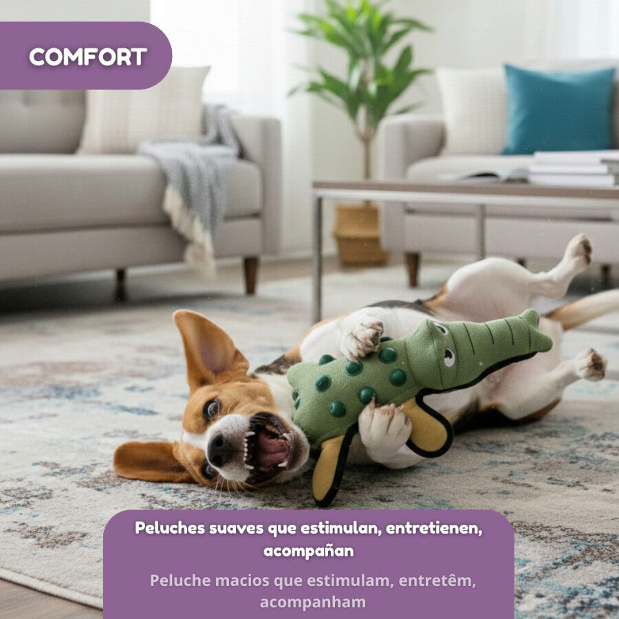 Tootoy! Comfort Brinquedo crocodilo resistente para c&atilde;es, , large Imagem n&uacute;mero 6