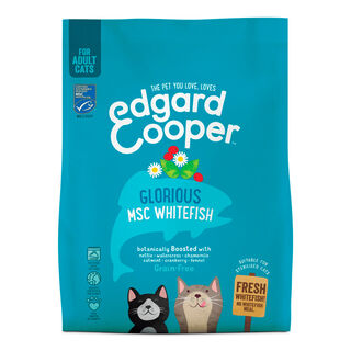 Edgard & Cooper para Gato sabor peixe branco 1,75 kg