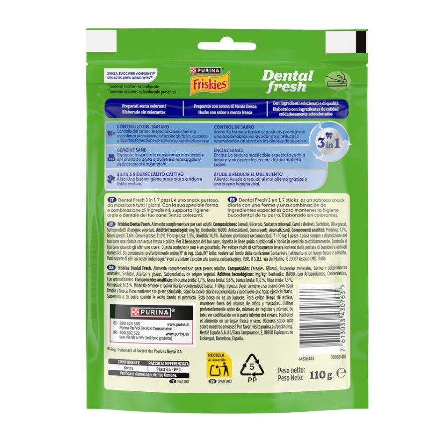 7 sticks Purina Snacks dentais Friskies Small Dental Fresh para c&atilde;es , , large Imagem n&uacute;mero 4