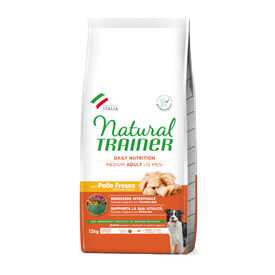 Natural Trainer Adult Medium Frango ração para cães