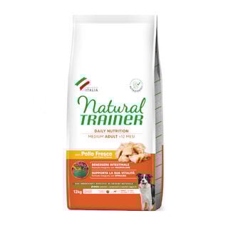 Natural Trainer Adult Medium Frango ração para cães