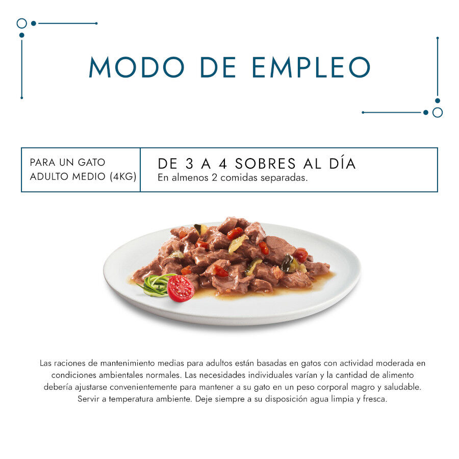 4 saquetas x 85 g Gourmet Perle Filetes de Carne com Legumes em molho saquetas para gatos &ndash; Multipack 4, , large Imagem n&uacute;mero 4