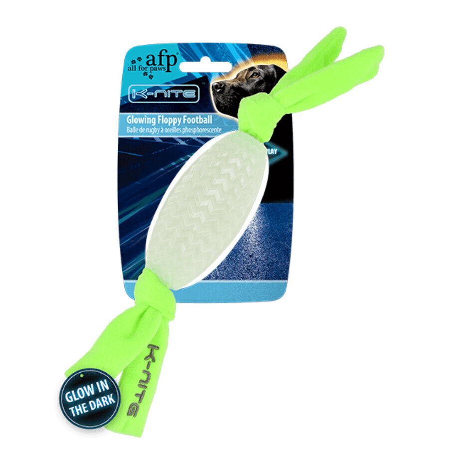 All For Paws K-Nite Glowing Floppies Football Brinquedo para c&atilde;es , , large Imagem n&uacute;mero 1