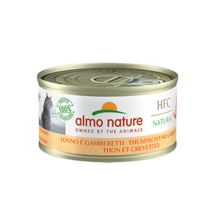 Almo Nature HFC Atum e Camarões lata para gatos