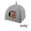 Leeby Igloo antiderrapante cinzento para gatos, , large Indicador imagem número 2