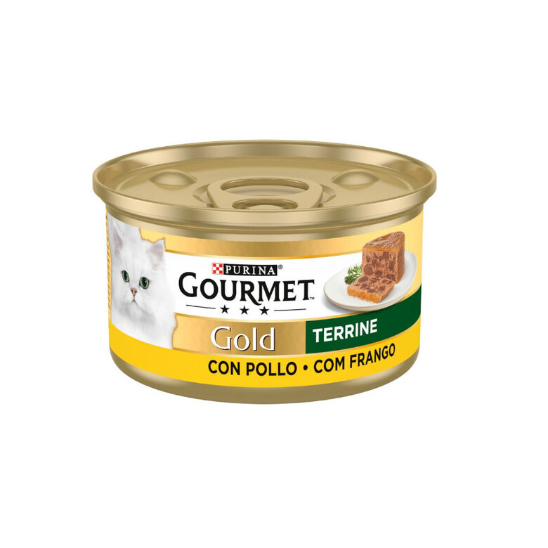 Gourmet Gold Terrine de Frango lata para gatos , , large image number null