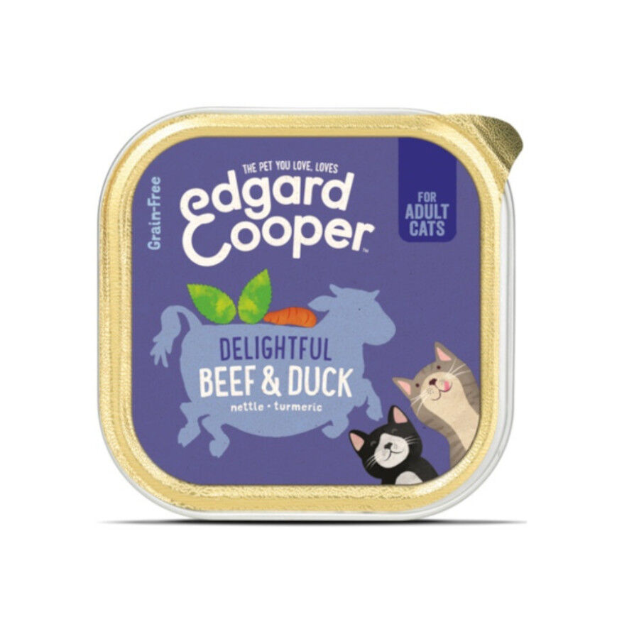 85 g Edgard y Cooper Adult vitela e pato terrina para c&atilde;es, , large Imagem n&uacute;mero 1