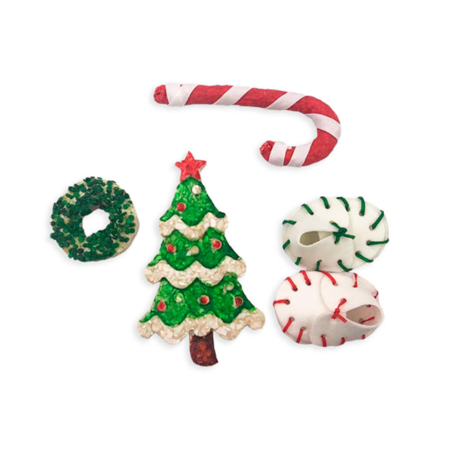 1 ud. Guau Christmas Meia com Bocaditos de Couro para c&atilde;es, , large Imagem n&uacute;mero 2