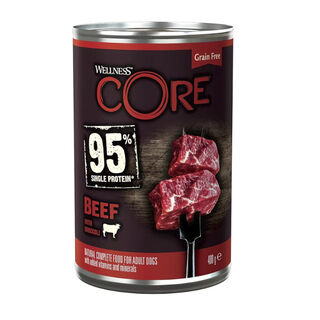 Wellness Core Adult carne e brócolos lata para cães