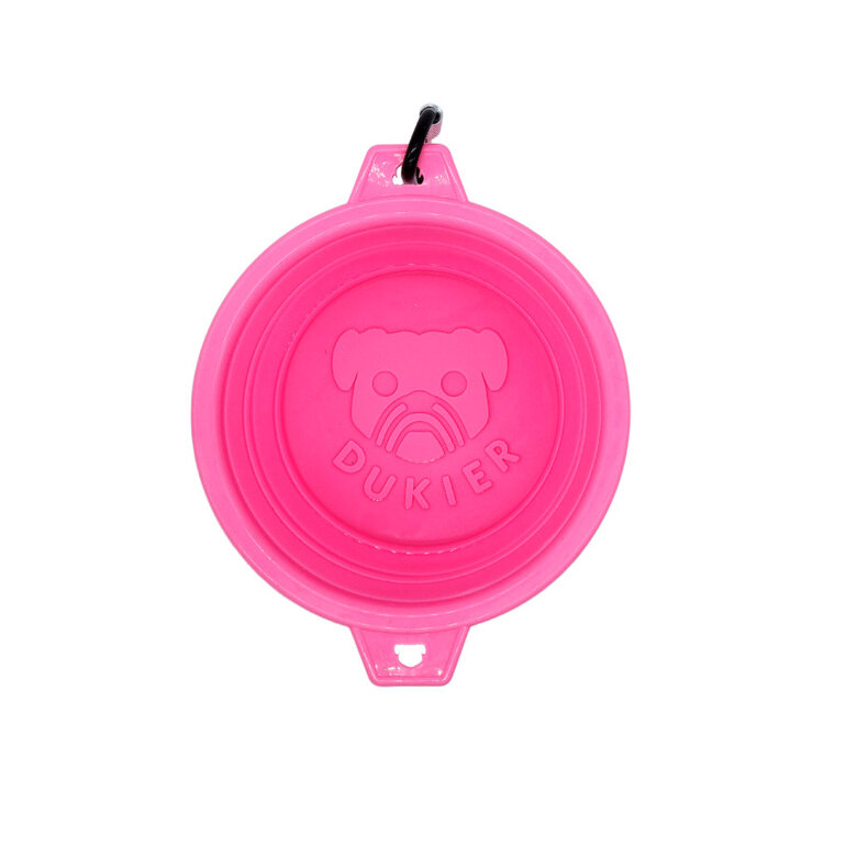 Dukier Bebedouro dobrável rosa para cães,  Imagem número 2 Dukier Bebedouro dobrável rosa para cães, , large Imagem número 2