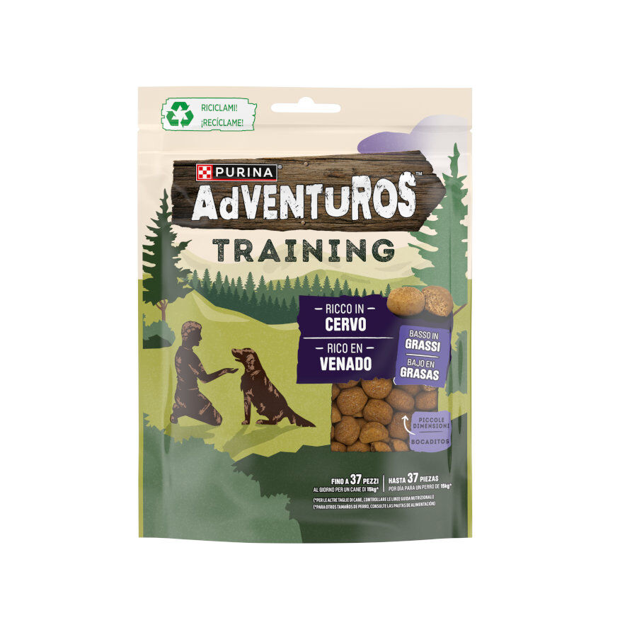 115 g Adventuros Training Snacks de Veado para c&atilde;es, , large Imagem n&uacute;mero 1