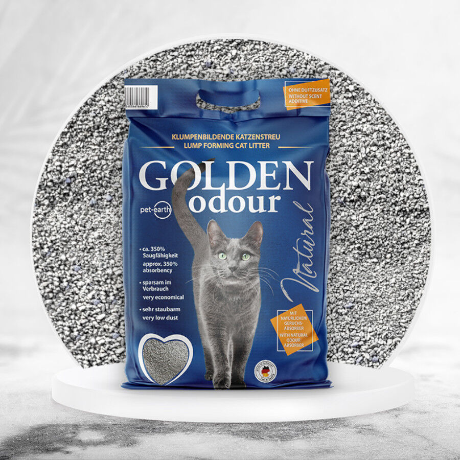 14 kg Golden Odour Areia Aglomerante Absorve Odores para gatos, , large Imagem n&uacute;mero 2